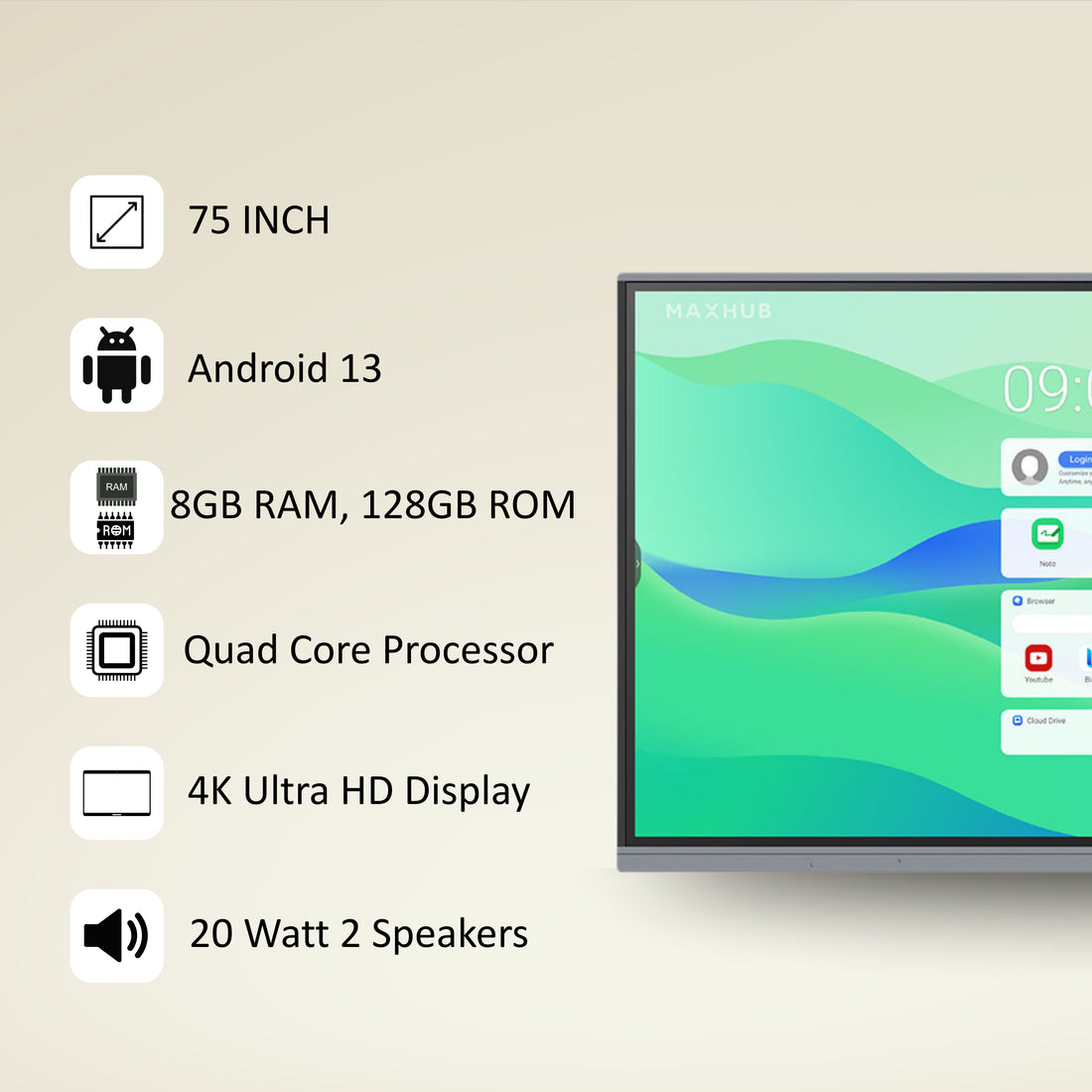 Maxhub E21C Digital Board 75inch