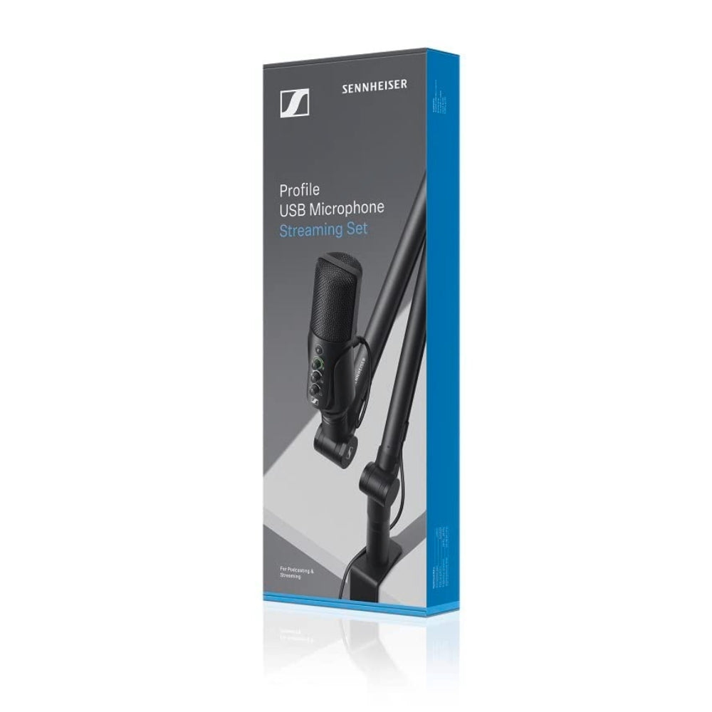 Sennheiser Profile USB Microphone Streaming Set with Boom Arm for Podcasting, Streaming & Content Creation
