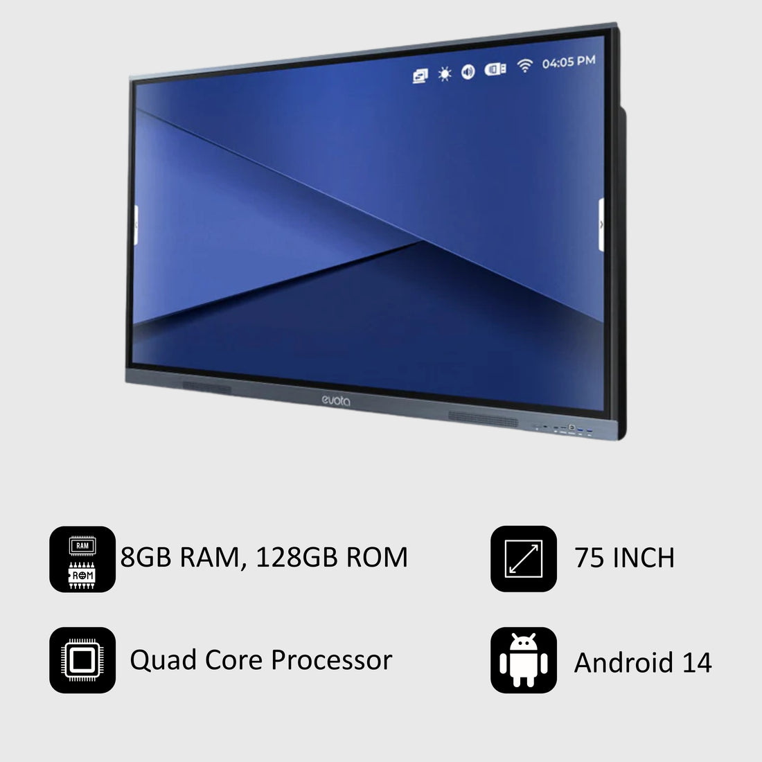 Evota 75 Inch Interactive Flat Panel / Smart Board / Digital Board