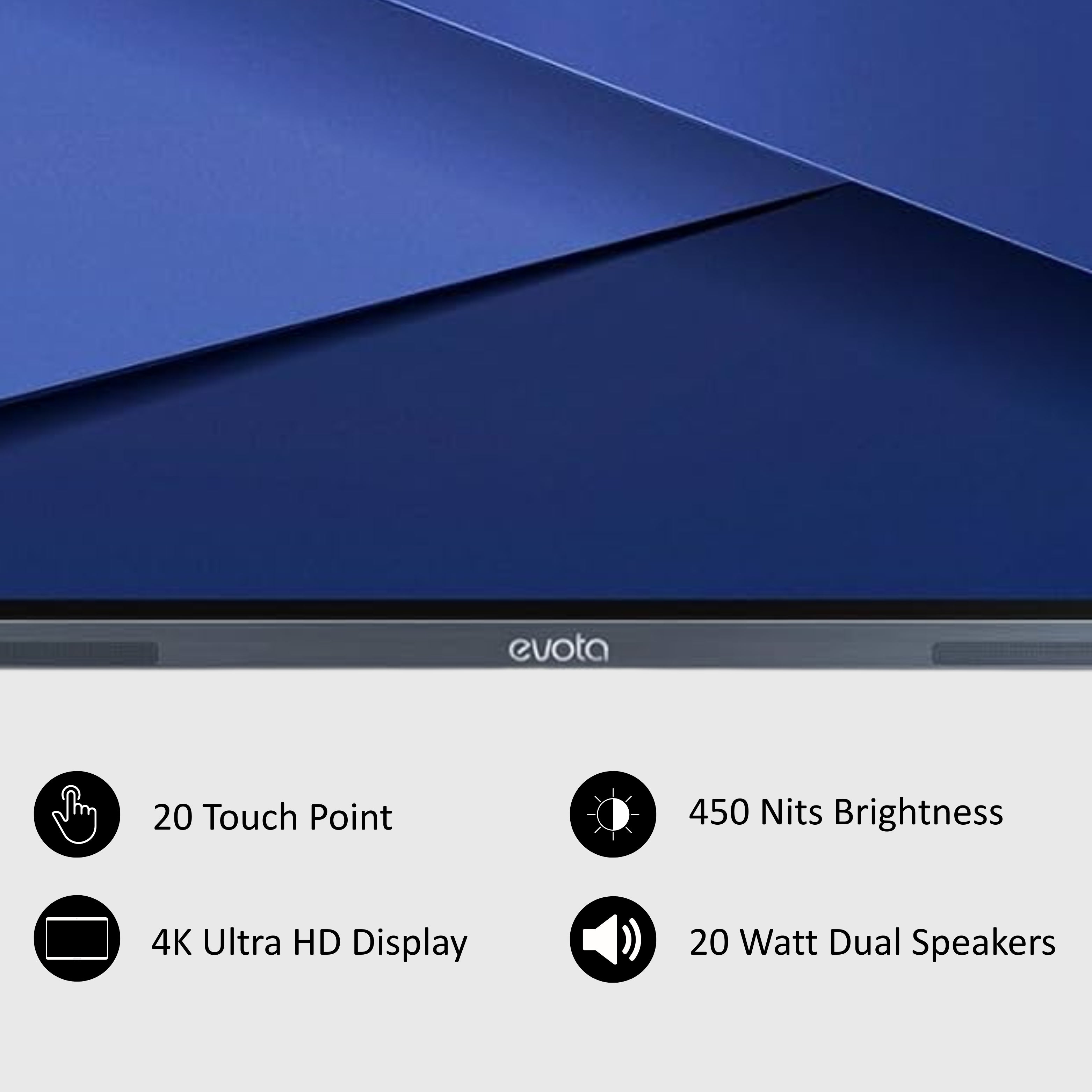 Evota 75 Inch Interactive Flat Panel / Smart Board / Digital Board