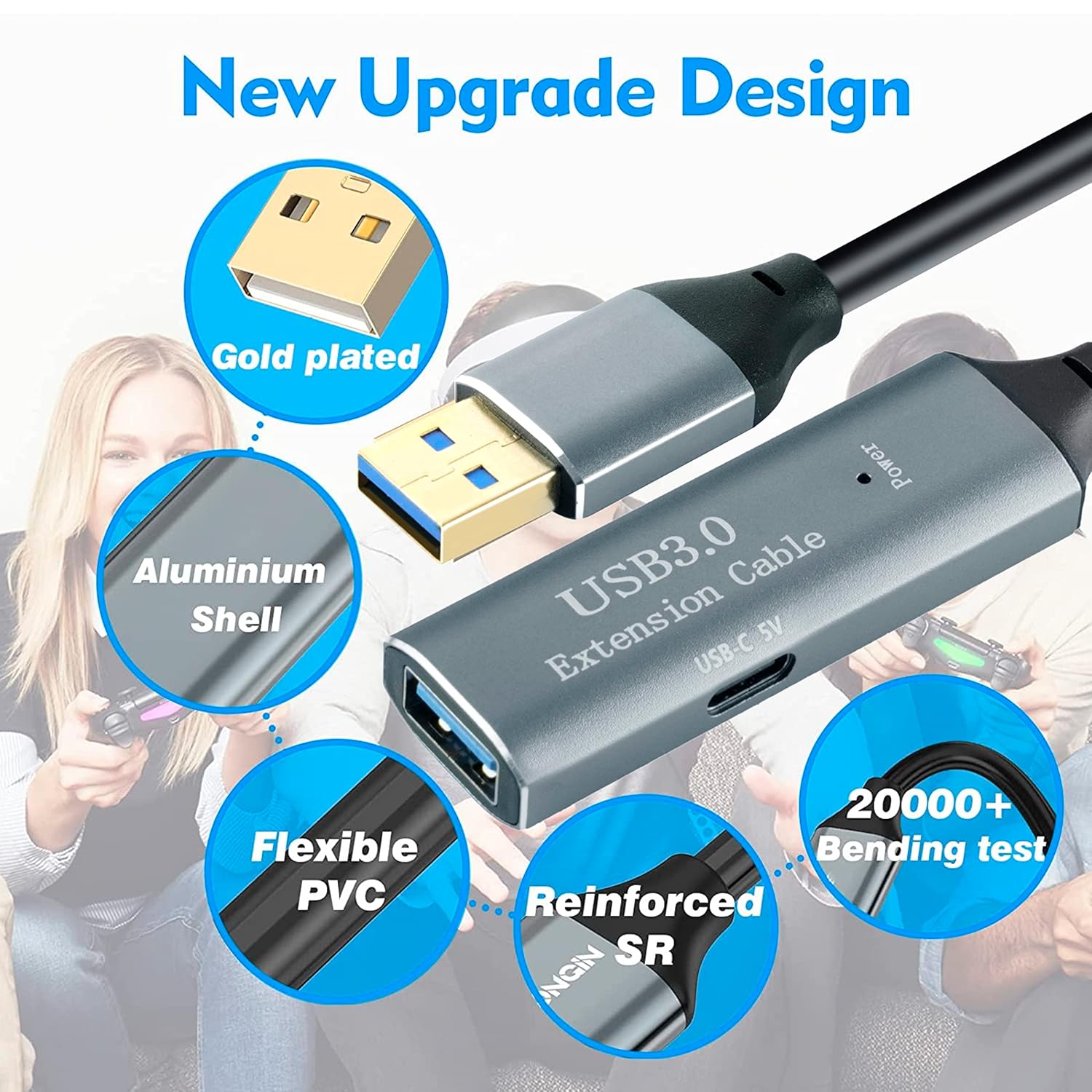 USB 3.0 SuperSpeed Extension Cable