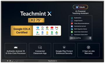 Refurbished Teachmint X2 75 star Interactive Flat Panel 75 Inch
