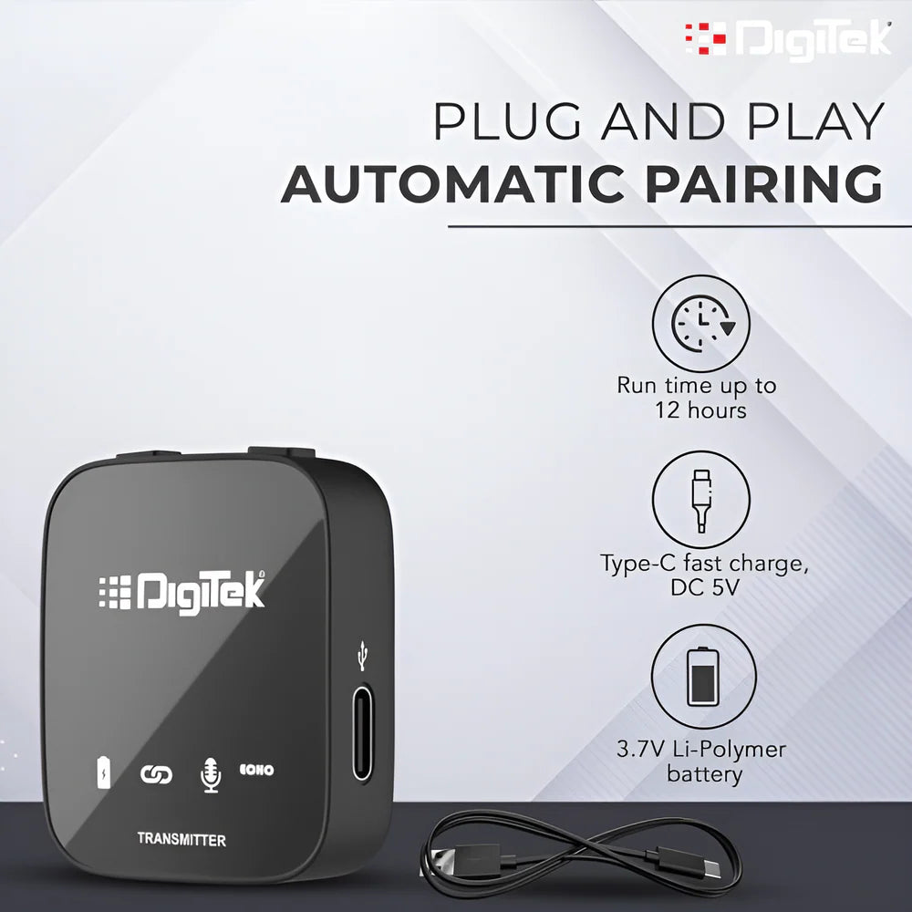 Digitek (DWM 101) Wireless Microphone